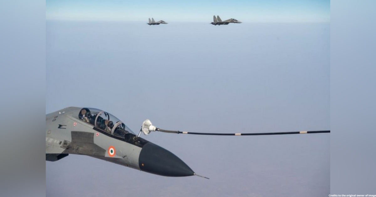 IAF aircrew practices aerial refueling during Garuda VII Exercise with FASF